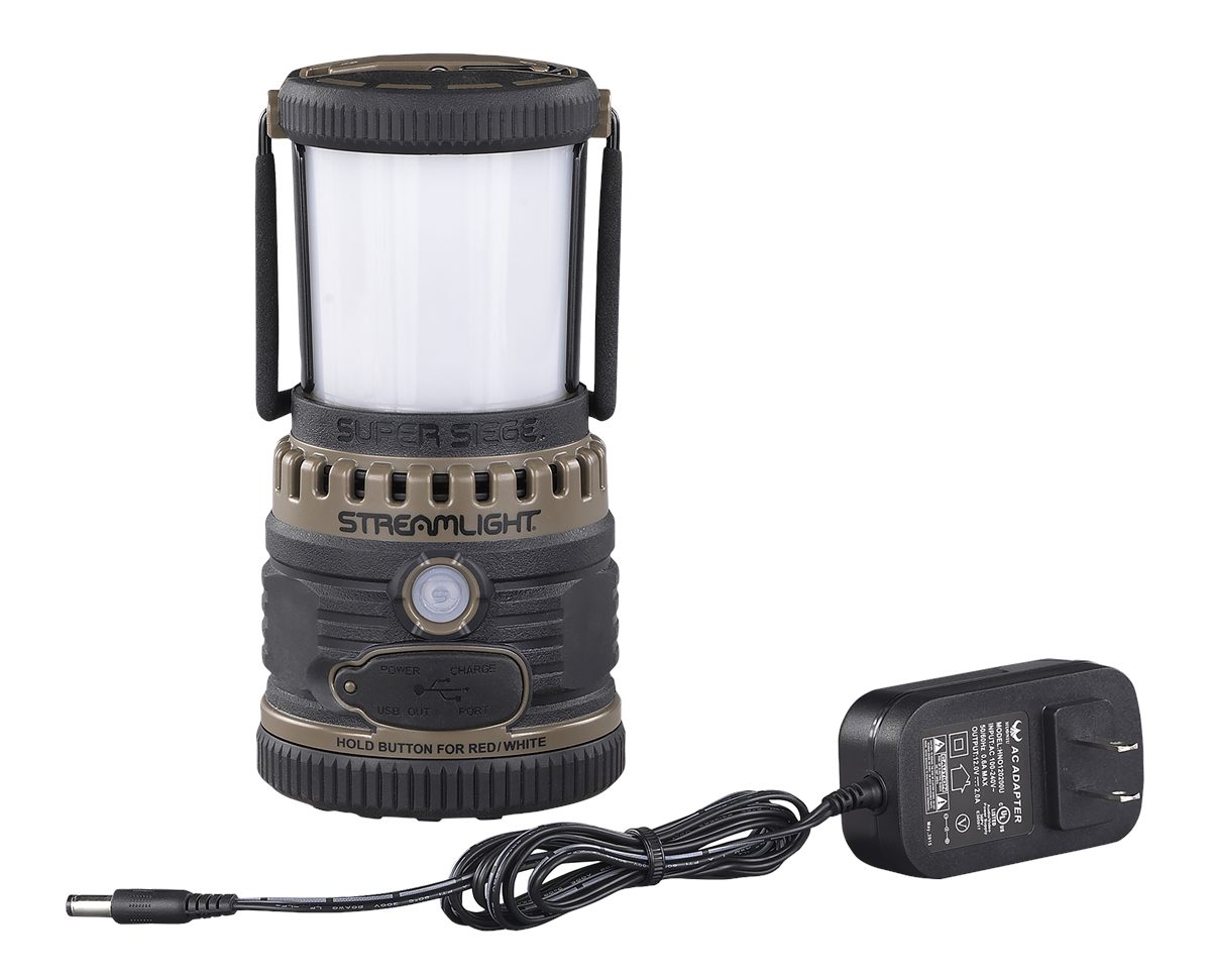 Streamlight 44947 Super Siege 125/550/1100 Lumens Red/White C4 LED Bulb Coy