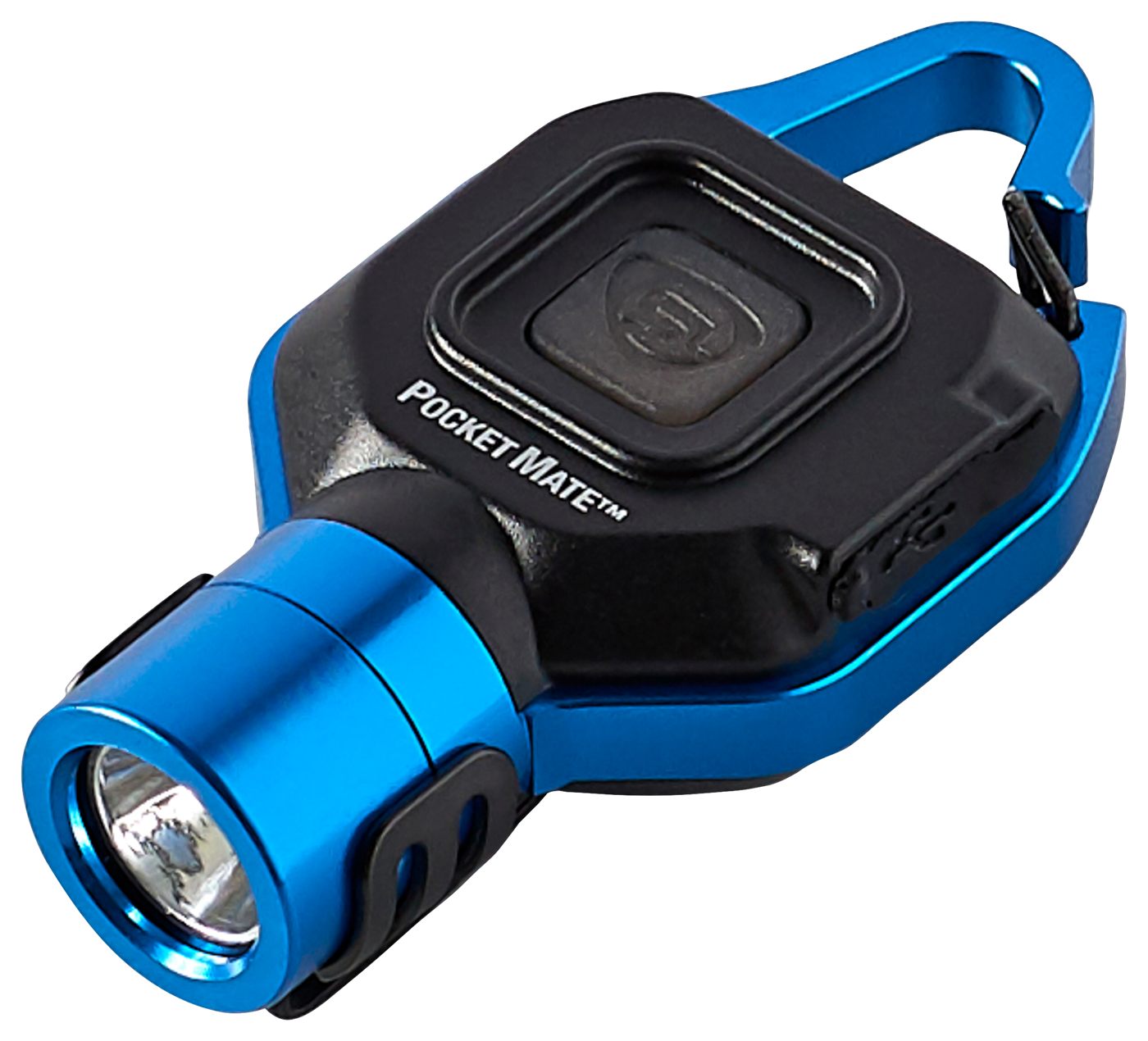 Streamlight Pocket Mate Key Chain Flashlight Blue with USB Cord Box