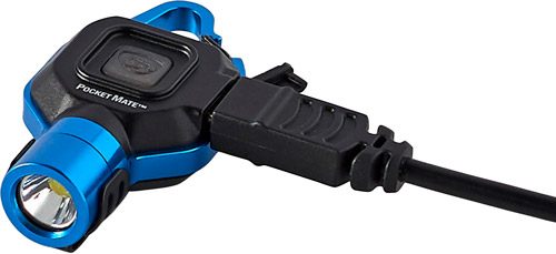 Streamlight Pocket Mate Key Chain Flashlight Blue with USB Cord Box view 8