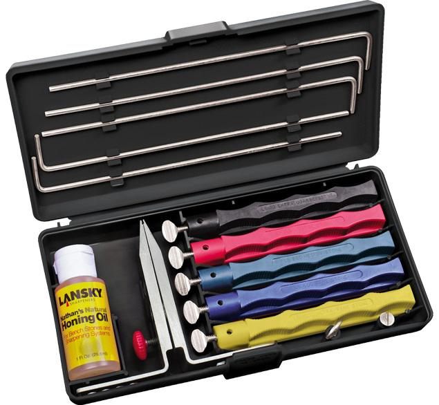 Lansky Sharpeners Dlx Sharpening Kit 5 Stone