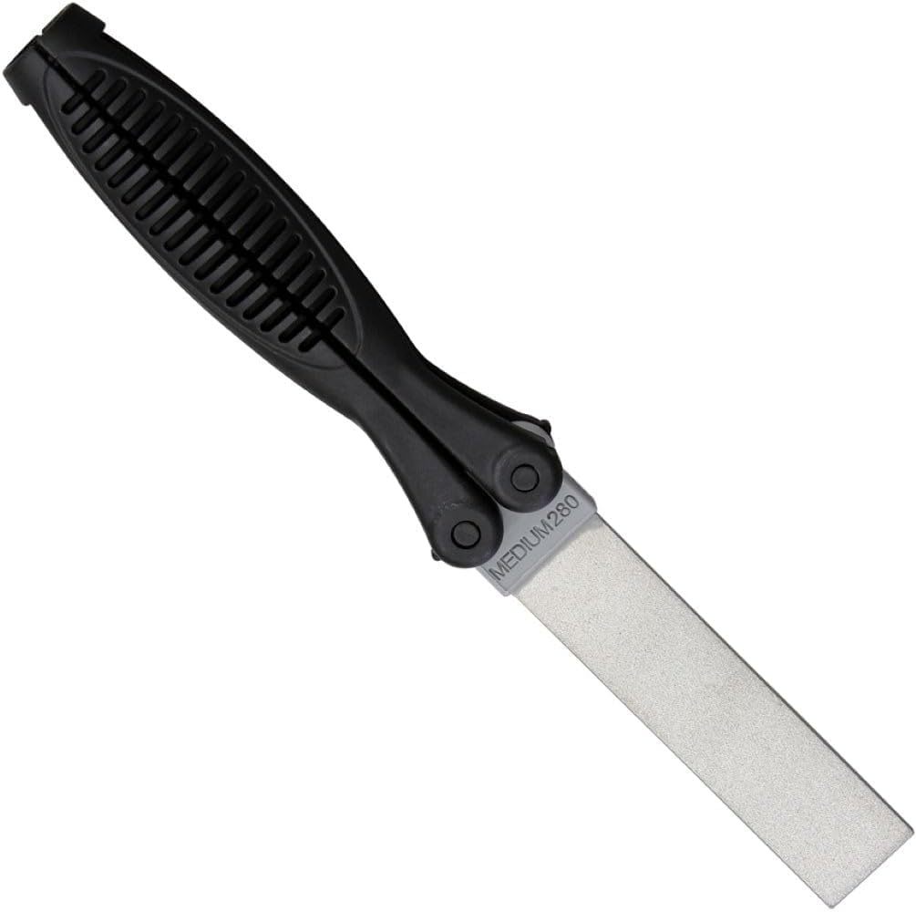 Lansky Double-Sided Folding Diamond Knife Sharpener Paddle: Medium/Fine (28