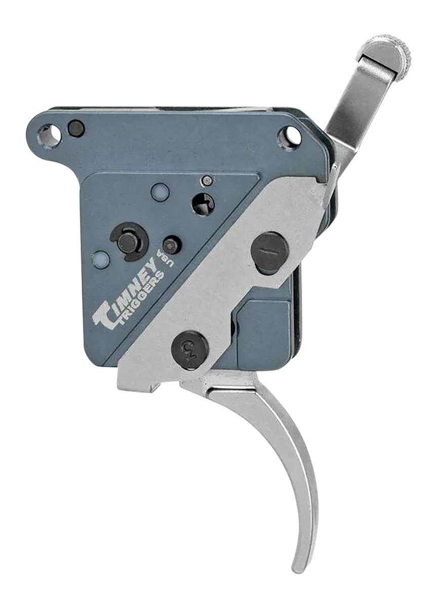Timney Triggers THEHIT16 Hit Curved with 8 oz Draw Weight Nickel Finish for