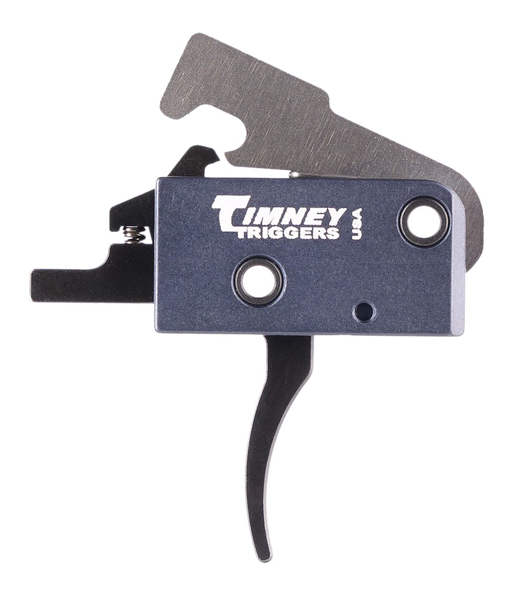 Timney Triggers IMPACT AR Curved with 3 lbs Draw Weight Black Finish for