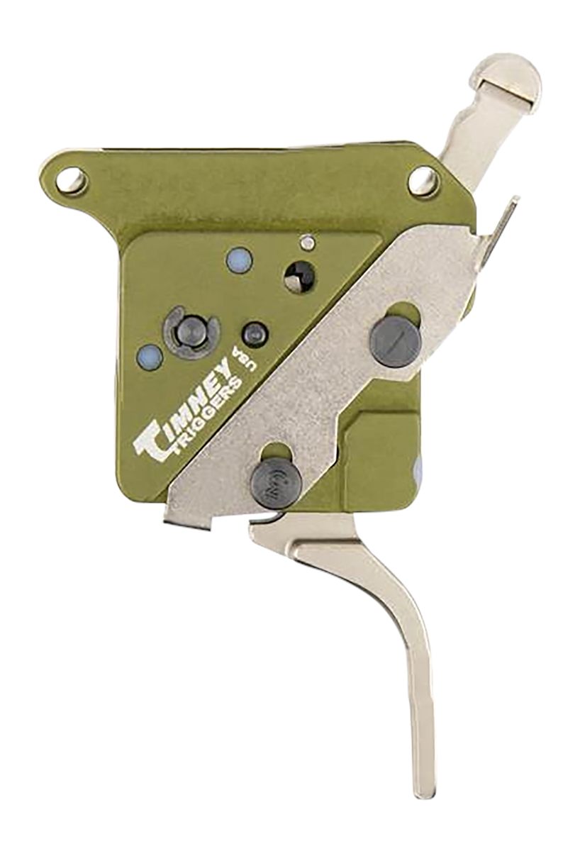Timney Triggers 51716V2 Elite Hunter Straight with 3 lbs Draw Weight Green/