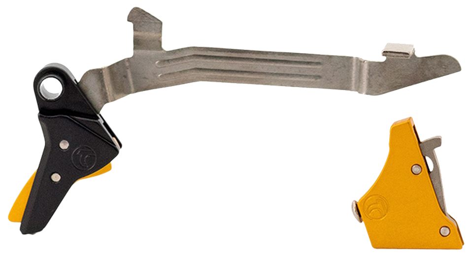 Timney Triggers ALPHAGLOCK34GOLD Competition 9mm Luger/40 S W Gold Straight