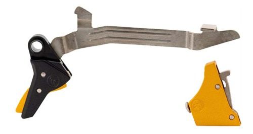 Timney Triggers ALPHAGLOCK34GOLD Competition 9mm Luger/40 S W Gold Straight view 2