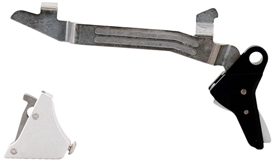 Timney Triggers ALPHAGLOCK5 Competition 9mm Luger/40 S W/22 LR, Silver Stra