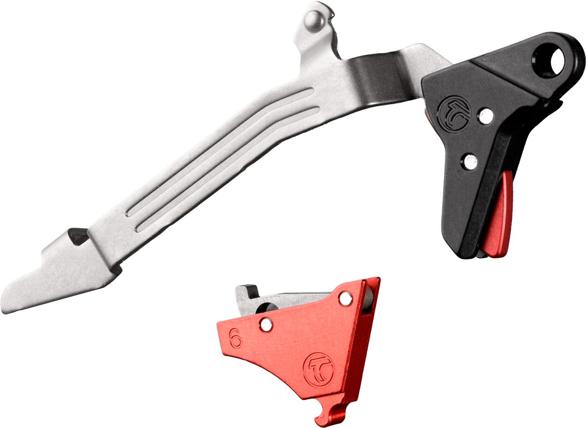 Timney Triggers Alpha Competition Series for Glock Gen 6 17/19/45 Red