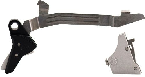 Timney Triggers ALPHAGLOCK34LRGSILVR Competition 45 ACP/10mm Auto, Silver S view 2