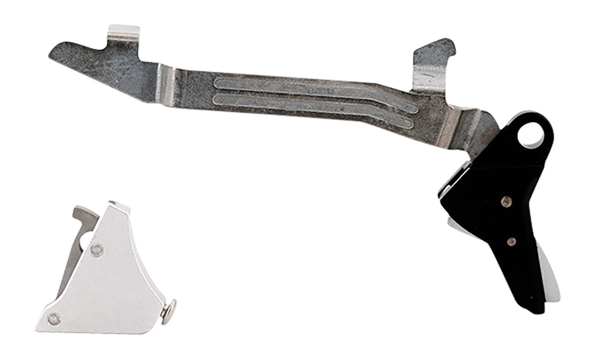 Timney Triggers ALPHAGLOCK5LARGESILVER Competition 10mm/45 ACP Silver Fits