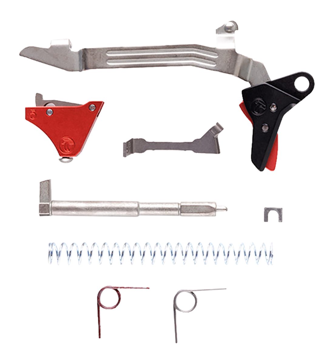 Timney Triggers ALPHAGLOCK5UBKBLACK Competition 9mm/40 S W Red Fits Glock G