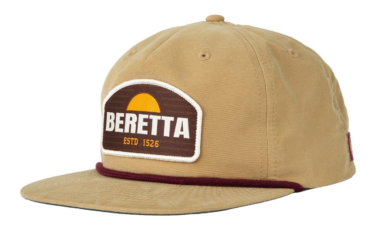 Beretta Men's Sunset Rope Trucker Hat - 5 Panel Adjustable Snapback Protect