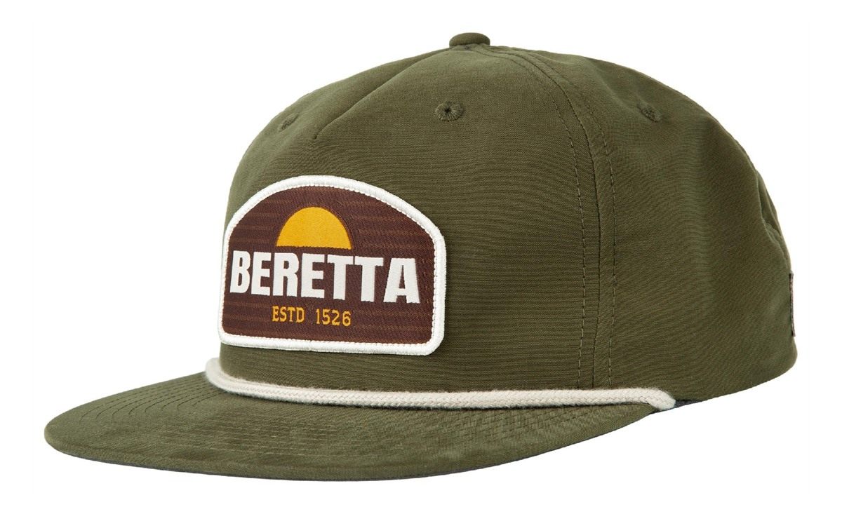 Beretta Men's Sunset Rope Trucker Hat - 5 Panel Adjustable Snapback Protect