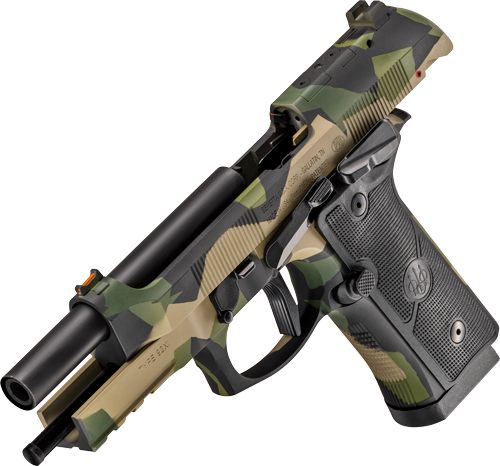 Beretta USA 92XI SAO FS 9MM 4.7in 10RD Splinter Camo 2 Mags view 2