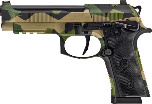 Beretta USA 92XI SAO FS 9MM 4.7in 10RD Splinter Camo 2 Mags view 3