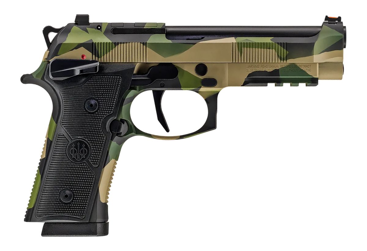 Beretta 92XI SAO FS 9MM 4.7in 15RD Splinter Camo 2 Mags