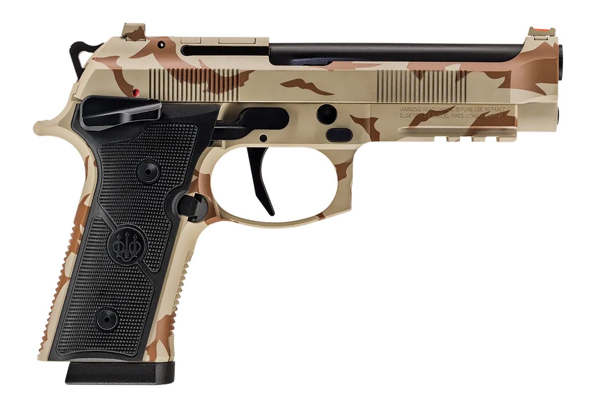 Beretta 92XI SAO FS 9MM 4.7in 10RD Desert DPM Camo 2 Mags