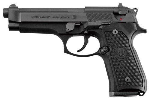 Beretta USA J92F300 92FS Full Size 9mm Luger 10+1 4.90in Black Steel Barrel view 2