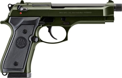 Beretta USA J92F300GRTB18 92FS Full Size 9mm Luger 18+1 5.10in Black Thread view 2