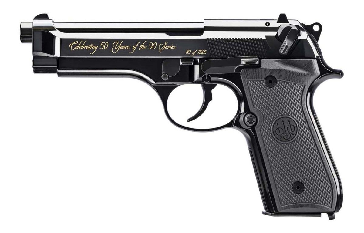 Beretta USA J92SB15 92SB Repro 50th Anniversary 9mm Luger 15+1 4.90in Blued view 2