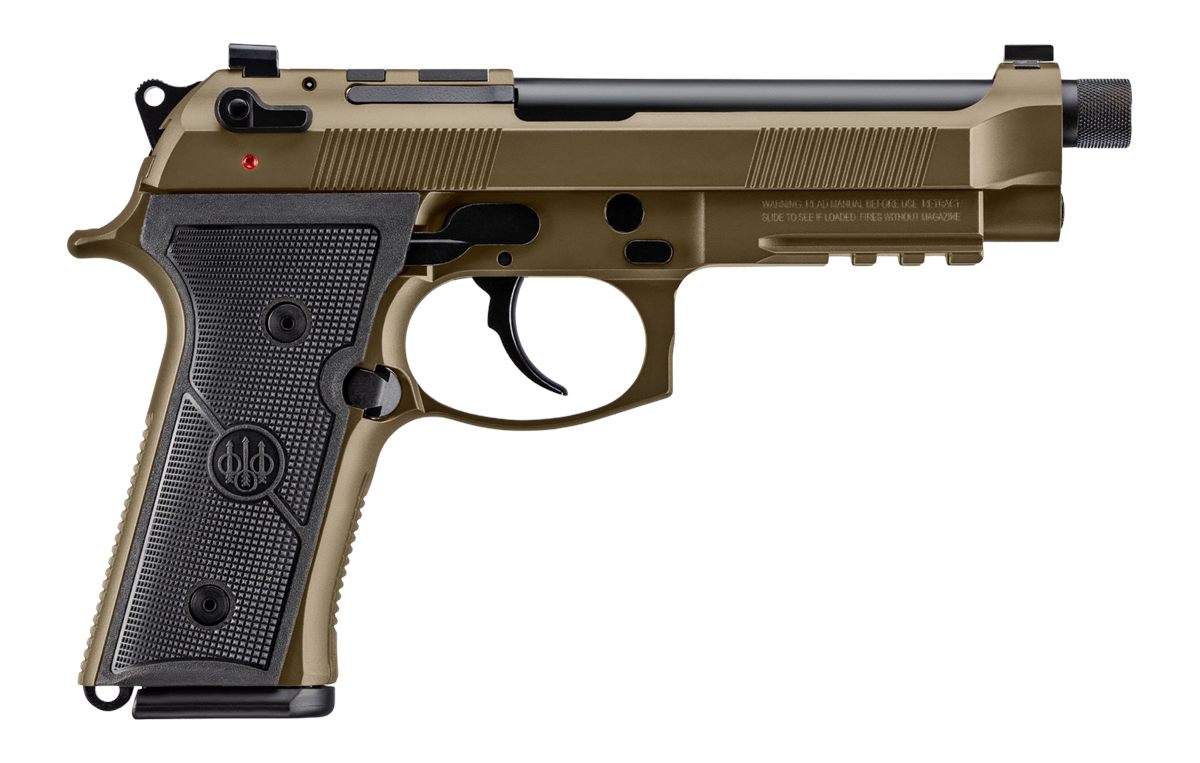 Beretta USA JS92M9A4GBRZ10 M9A4 Overlanding Full Size 9mm Luger 10+1 5.10in