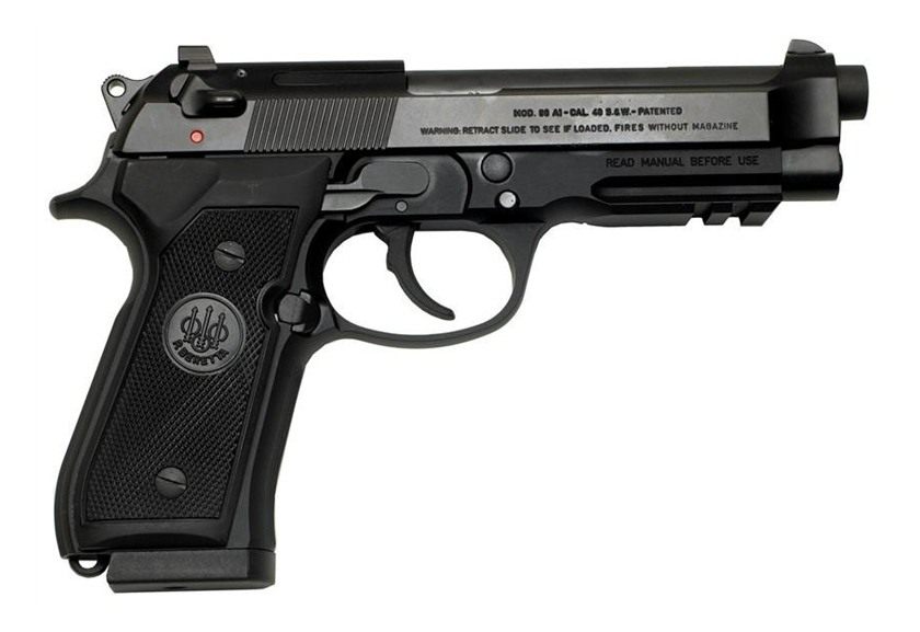 Beretta USA J9A4F10 96A1 40 S W 4.90in Barrel 12+1, Black Bruniton Alloy Se view 2