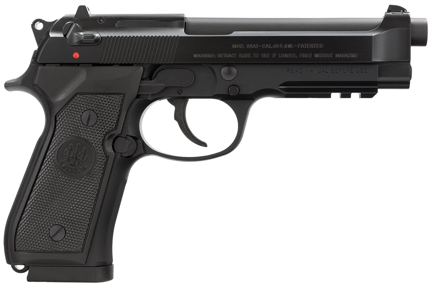 Beretta USA J9A4F11 96A1 40 S W 4.90in Barrel 10+1, Black Bruniton Alloy Se