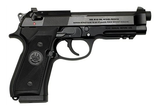 Beretta USA J9A4F11 96A1 40 S W 4.90in Barrel 10+1, Black Bruniton Alloy Se view 2