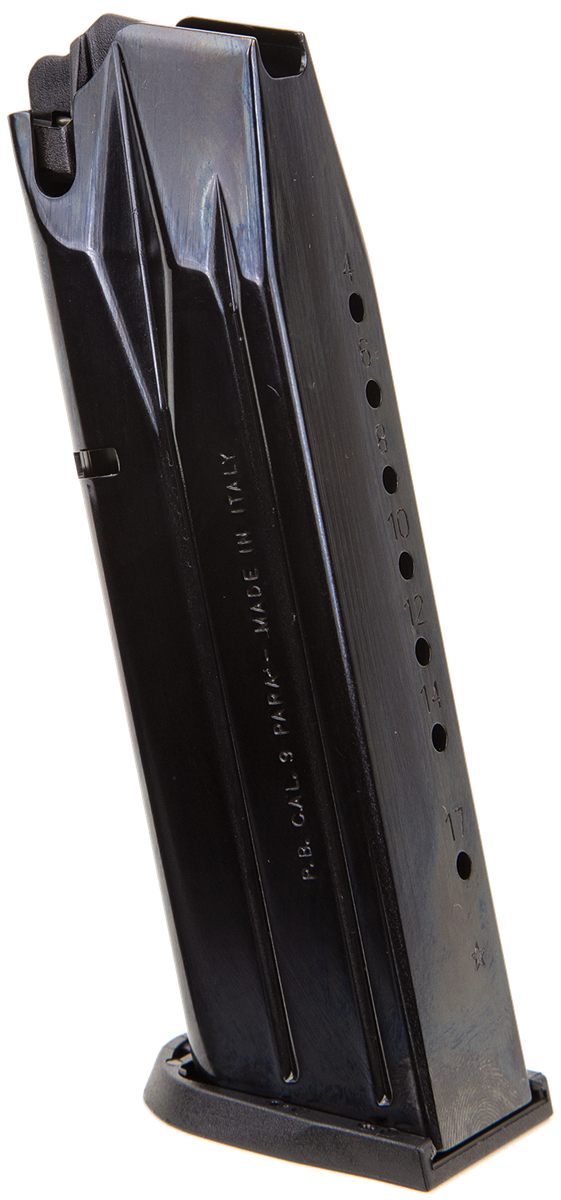 Beretta Factory PX4 Extended Magazine 9mm S W Black Steel 17/rd
