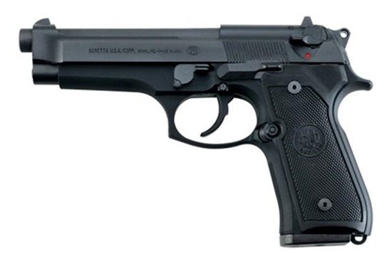 Beretta USA J92F300M 92FS Full Size 9mm Luger 15+1 4.90in Black Bruniton Ba view 2