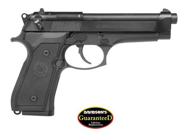 Beretta USA J92F300M 92FS Full Size 9mm Luger 15+1 4.90in Black Bruniton Ba view 3