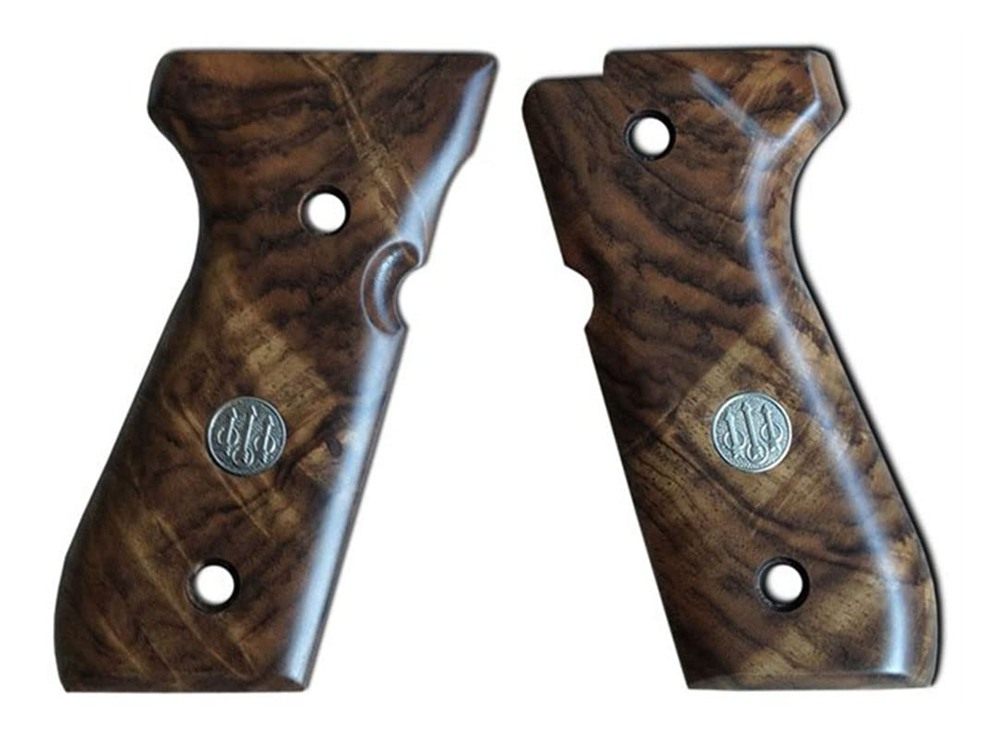 Beretta Custom Deluxe Walnut Wood Grips 92/96 Series Set, E00562