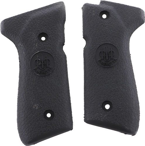 Beretta Grips 92/96 Series Rubber Smooth Black