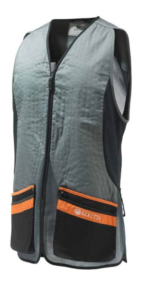 Beretta Men's Silver Pigeon Evo Range Hunting Ambidextrous Vest, Gray, Larg