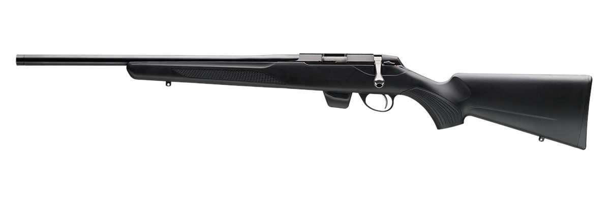 Tikka JRT1X400SB T1X 22 LR 10+1 16in Black Threaded Barrel, Steel Drilled T