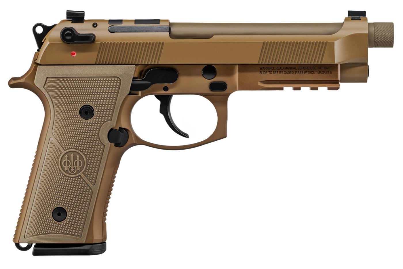 Beretta USA JS92M9A4G M9A4 9mm Luger 5.10in Threaded Barrel 10+1, Flat Dark
