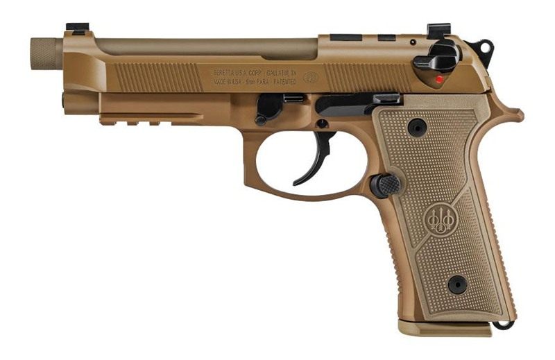Beretta USA JS92M9A4G M9A4 9mm Luger 5.10in Threaded Barrel 10+1, Flat Dark view 2