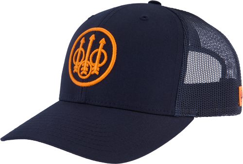 Beretta Men's Mesh Back Straightpull Trucker Hat, Navy, One Size Fits All view 2