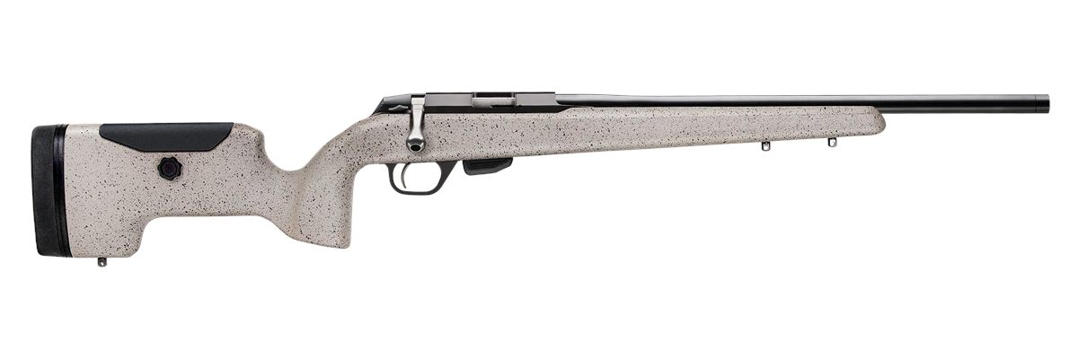 Tikka JRT1XU309SB T1X UPR 17 HMR 10+1 16in Black Threaded Barrel, Drilled T