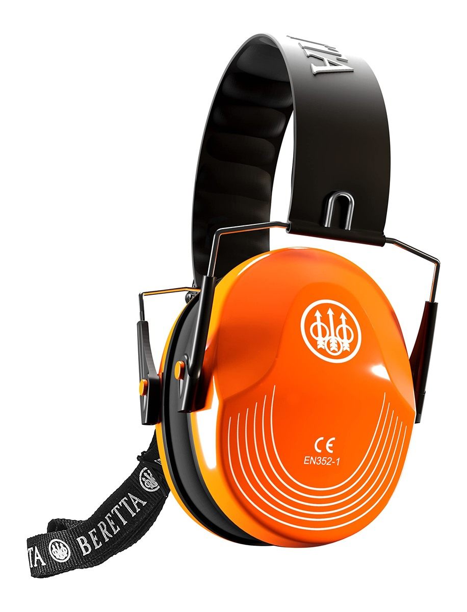 Beretta Safety Pro Earmuff, Orange Fluorescent, One Size view 2