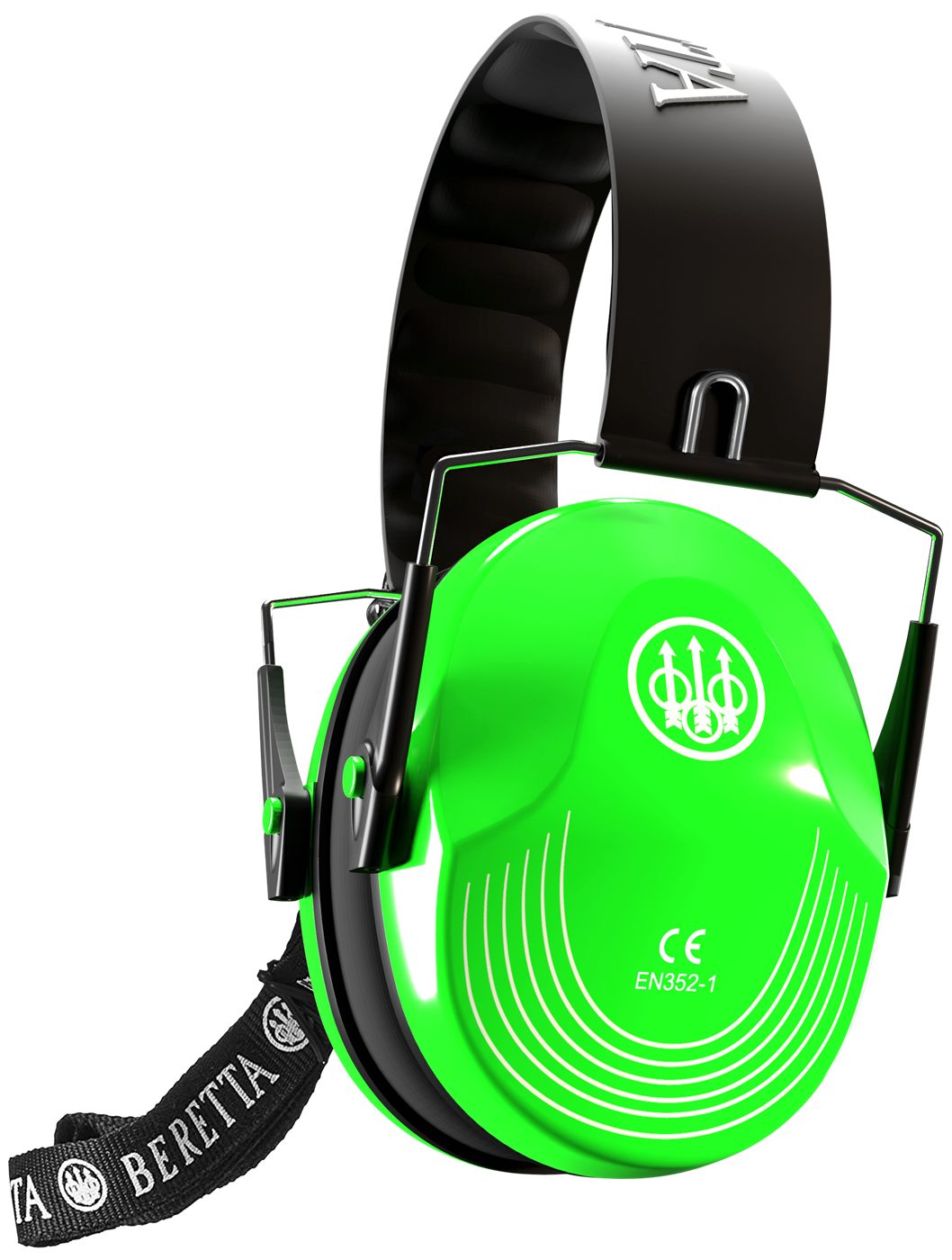 Beretta Unisex Adult Safety Pro Earmuff, Lime Green, One Size