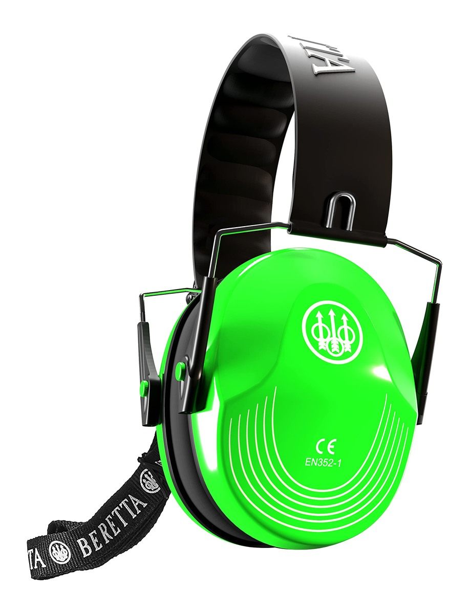 Beretta Unisex Adult Safety Pro Earmuff, Lime Green, One Size view 2
