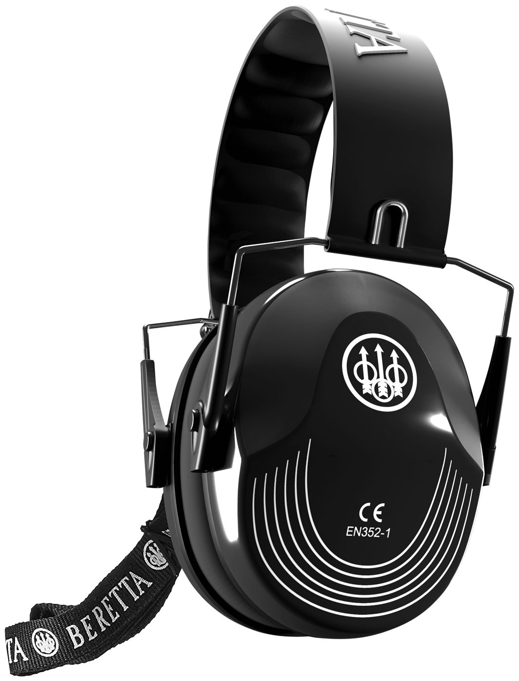 Beretta Safety Pro Earmuff, Black, One Size