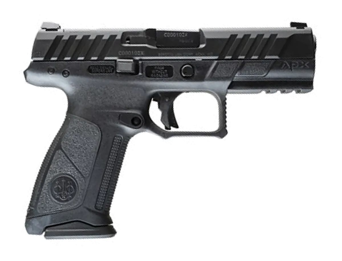 Beretta USA APX-A1 Full Size Handgun 9mm Luger 10rd Magazines(2) 4.25in Bar