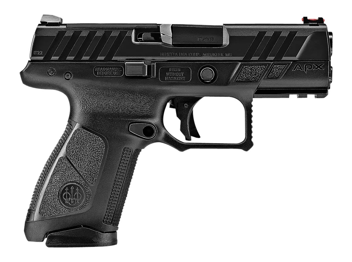 Beretta APX-A1 Compact Handgun 9mm Luger 15rd Magazines (2) 3.7in Barrel Bl