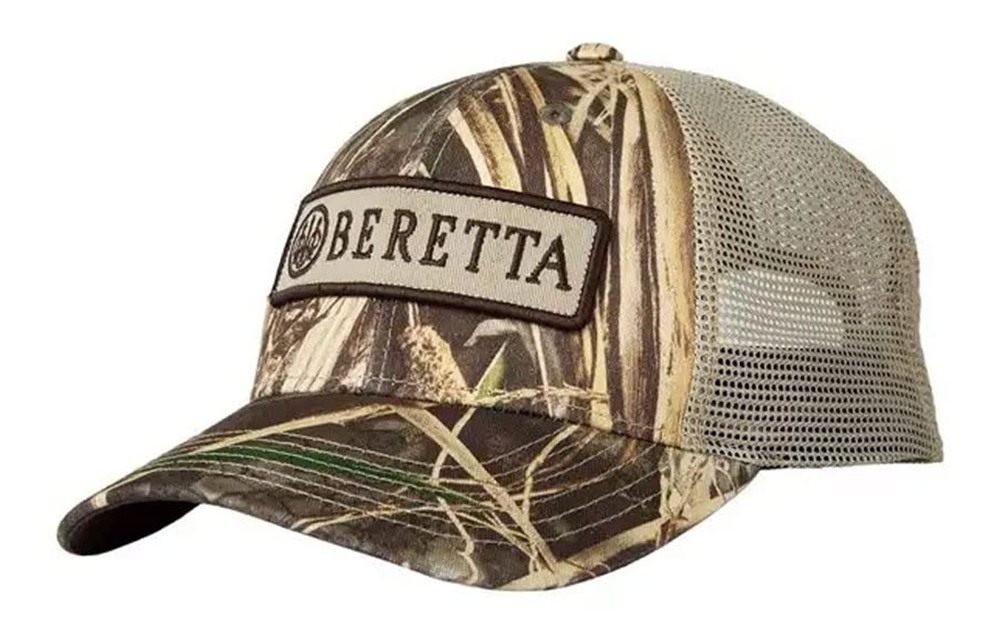 Beretta Men's Patch Trucker Cotton-Twill Mesh-Back Hunting Outdoor Casual H