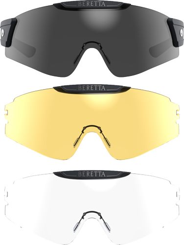 BERETTA INTERMASK EYEGLASSES INTERCHANGE FUME/NEUTRAL/YLLW
