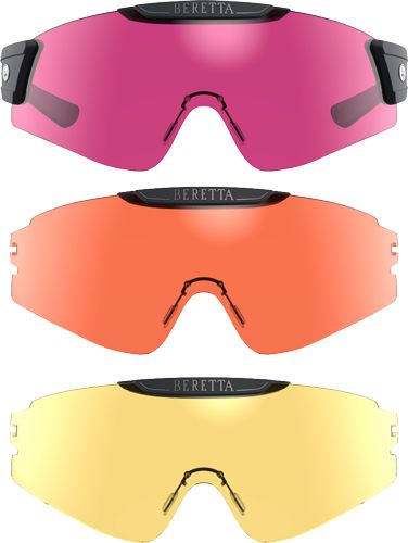 BERETTA INTERMASK EYEGLASSES INTERCHANGE YLLW/MAGENTA/ORNG