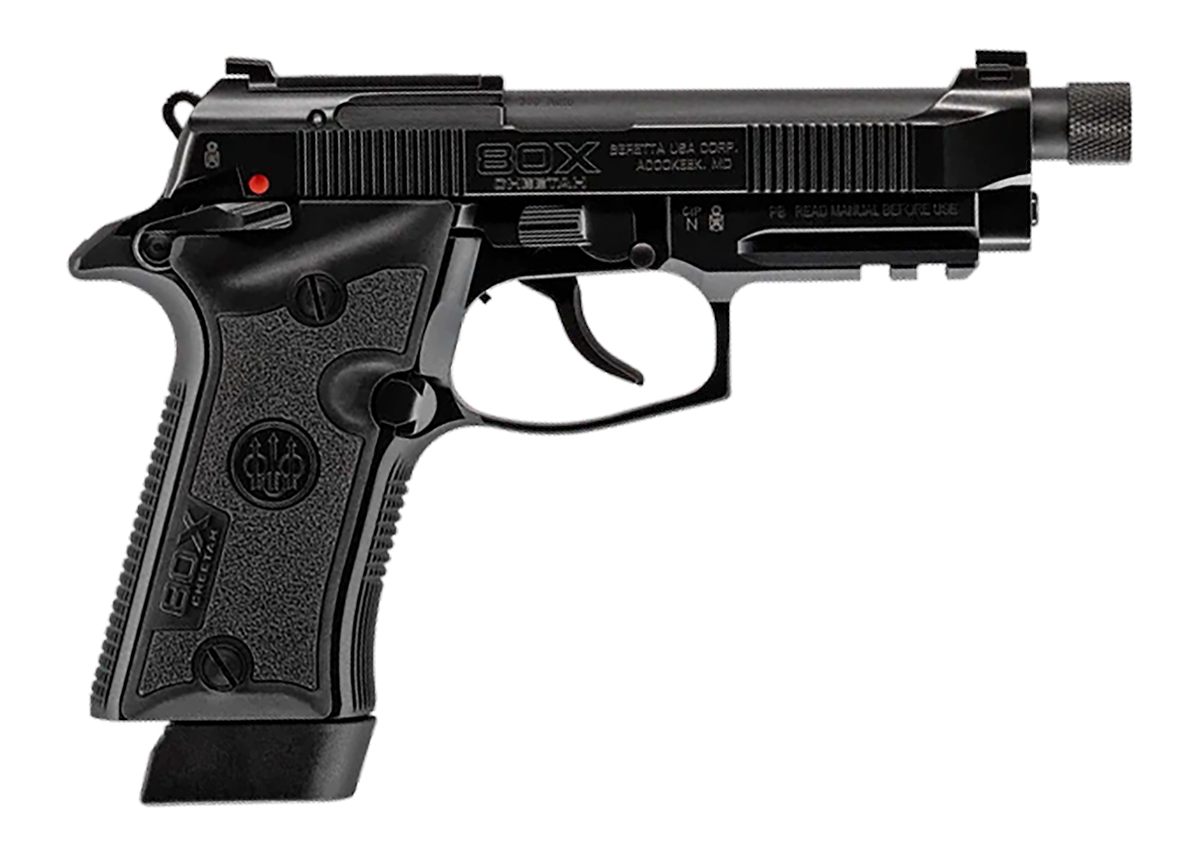 Beretta USA J80XTU15 80X Cheetah Tactical Urban W/ Threaded Barrel 380 ACP 15+1 4.40" Black