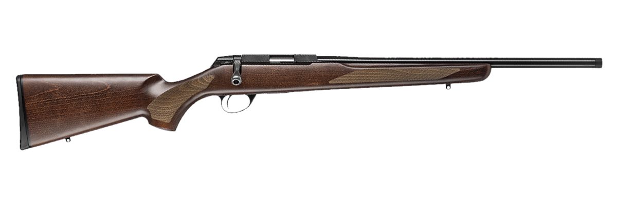 Tikka JRT1XH300SB T1X Hunter 22 LR 5+1 16in Black Threaded Barrel, Drilled